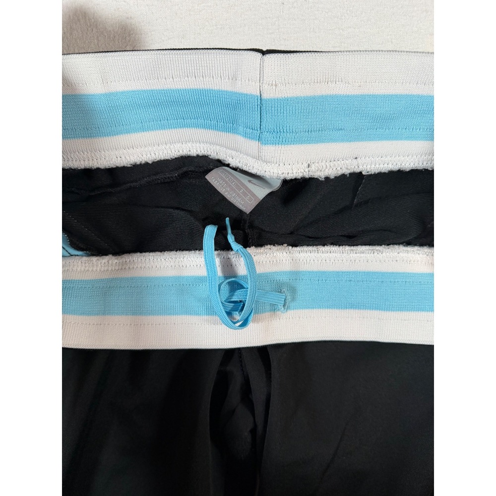 Nike Womens Track Pants Black Blue White Flare Leg Athletic Size Large - Picture 8 of 16